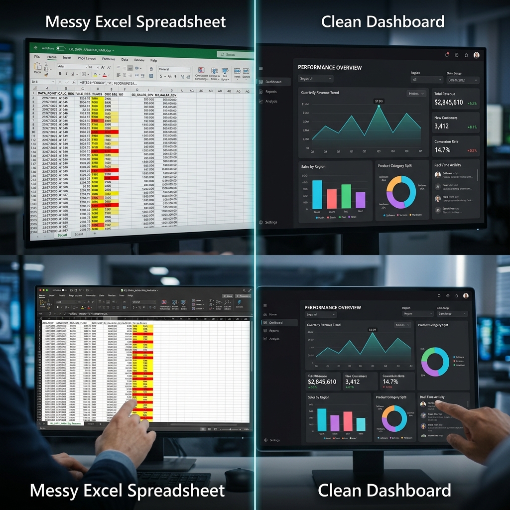 Dashboards vs Excel