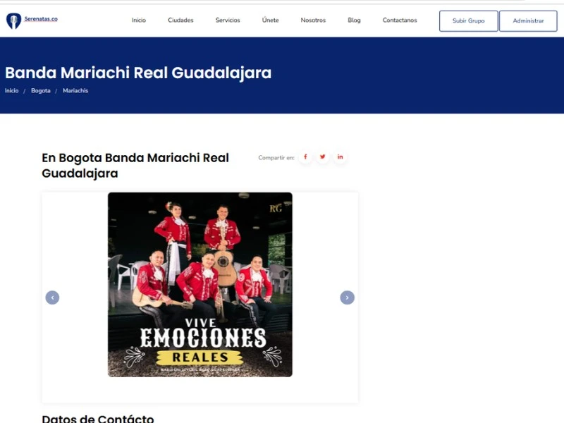 Solución implementada — Serenatas.co