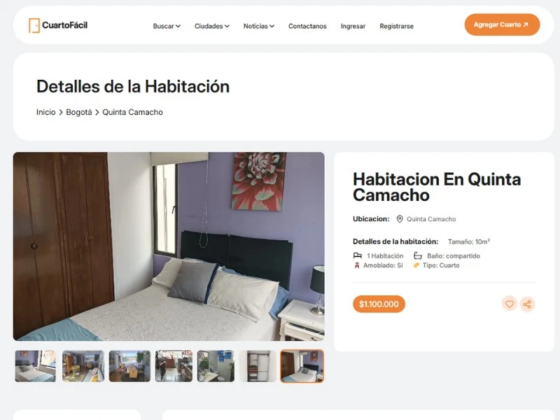 Solución implementada — CuartoFácil